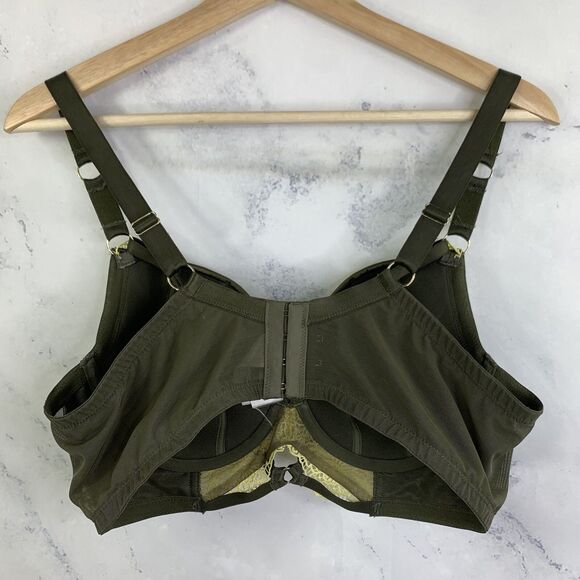 Playful Promises Bra y2k Gabi Fresh Lace 38C Balcony coquette Green romantic - Picture 8 of 11